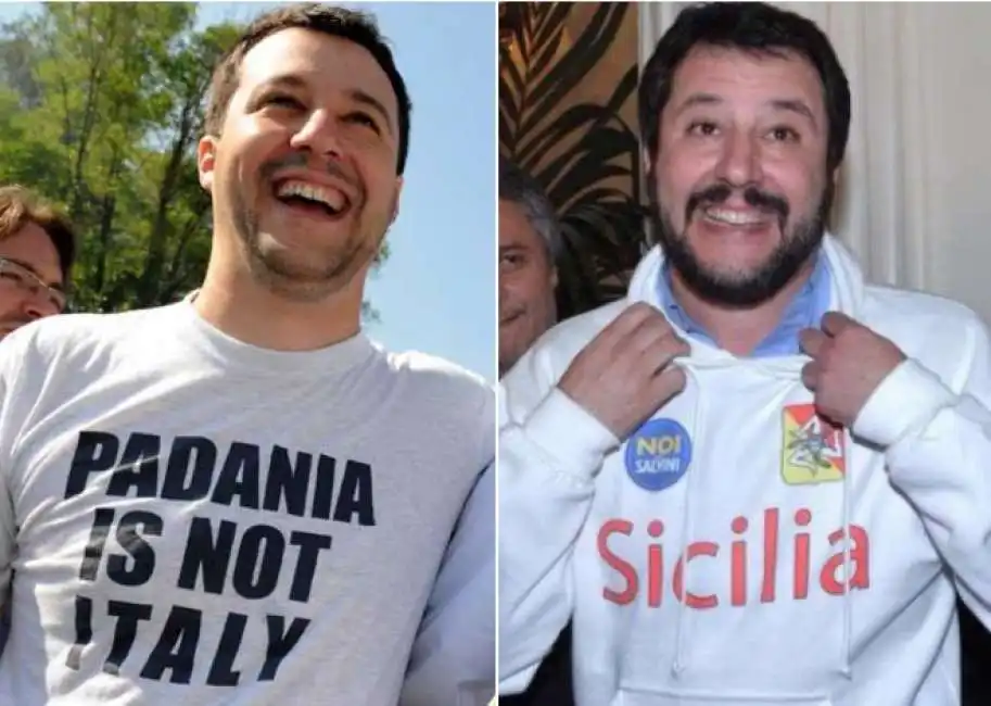 salvini secessione padania sicilia