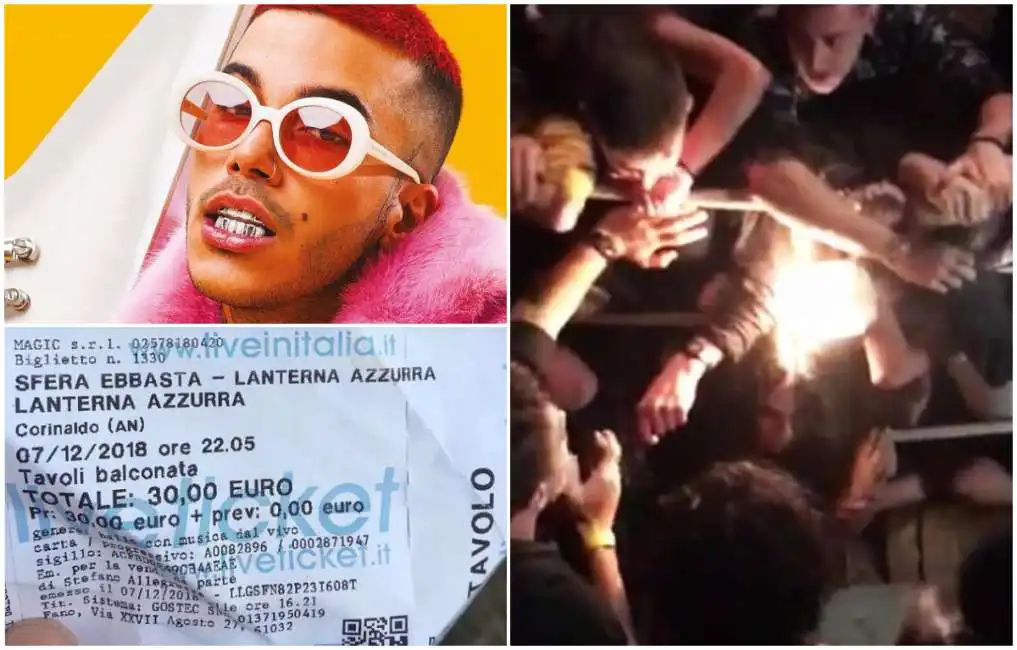 sfera ebbasta corinaldo