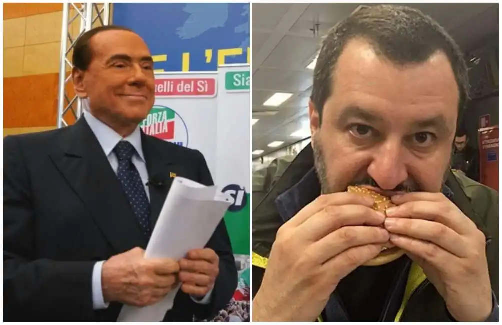 silvio berlusconi matteo salvini