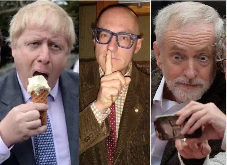 boris johnson antonio riello jeremy corbyn