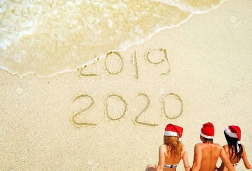 capodanno 2020 sole spiaggia