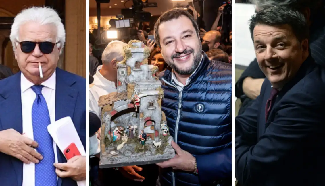 denis verdini matteo salvini renzi