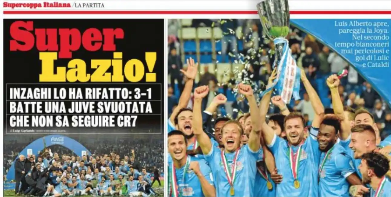 gazzetta titolo lazio