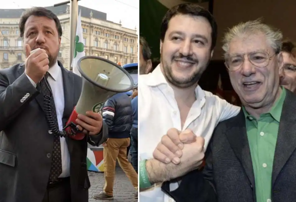 gianni fava umberto bossi matteo salvini