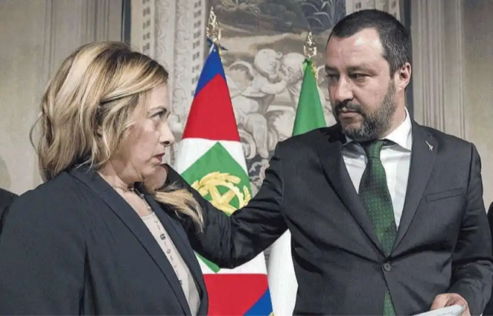 giorgia meloni e matteo salvini