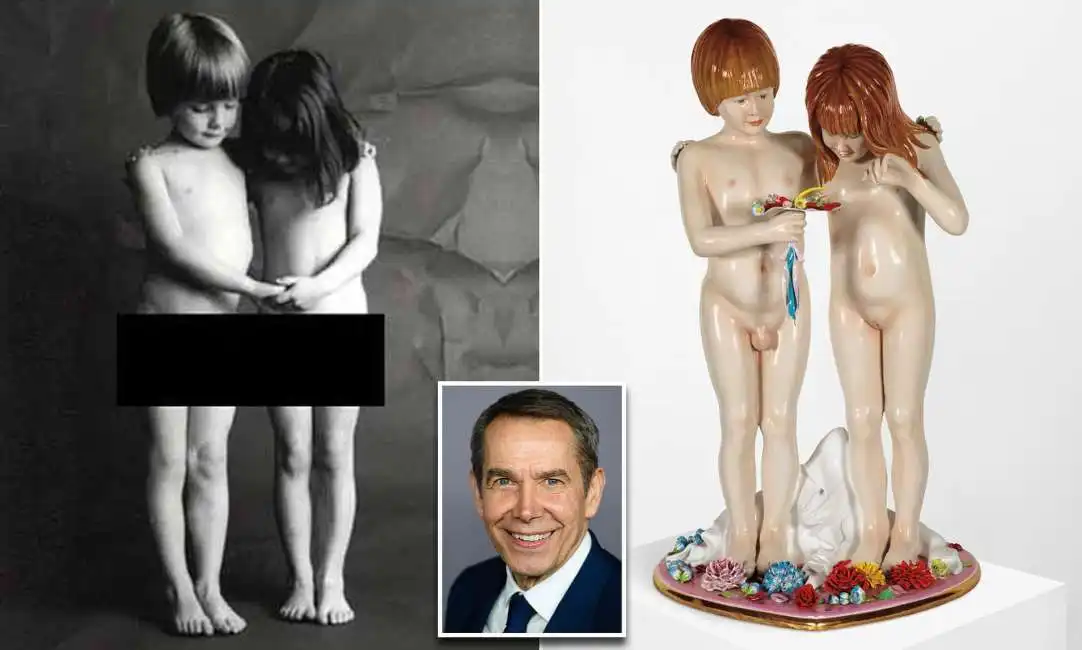 jeff koons enfants naked jean-francois bauret 