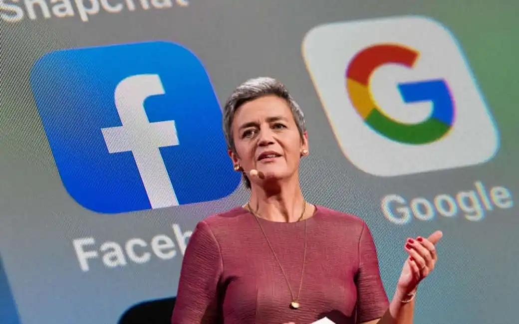 margrethe vestager google facebook