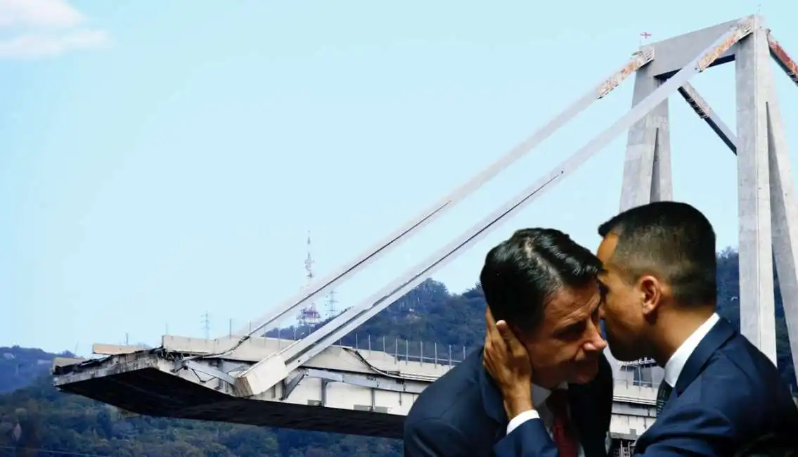 ponte morandi genova luigi di maio giuseppe conte