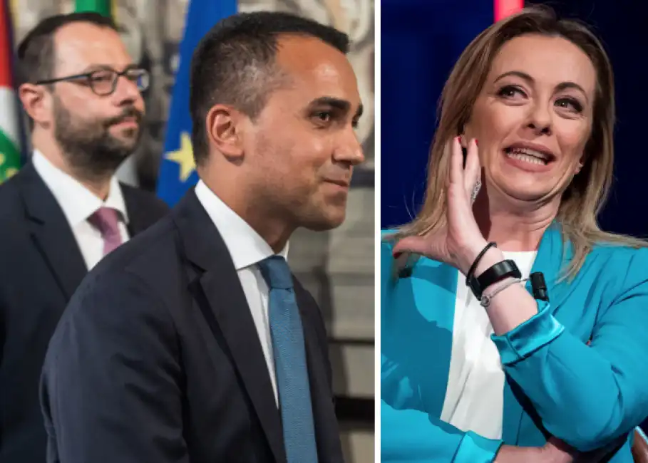 stefano patuanelli luigi di maio giorgia meloni