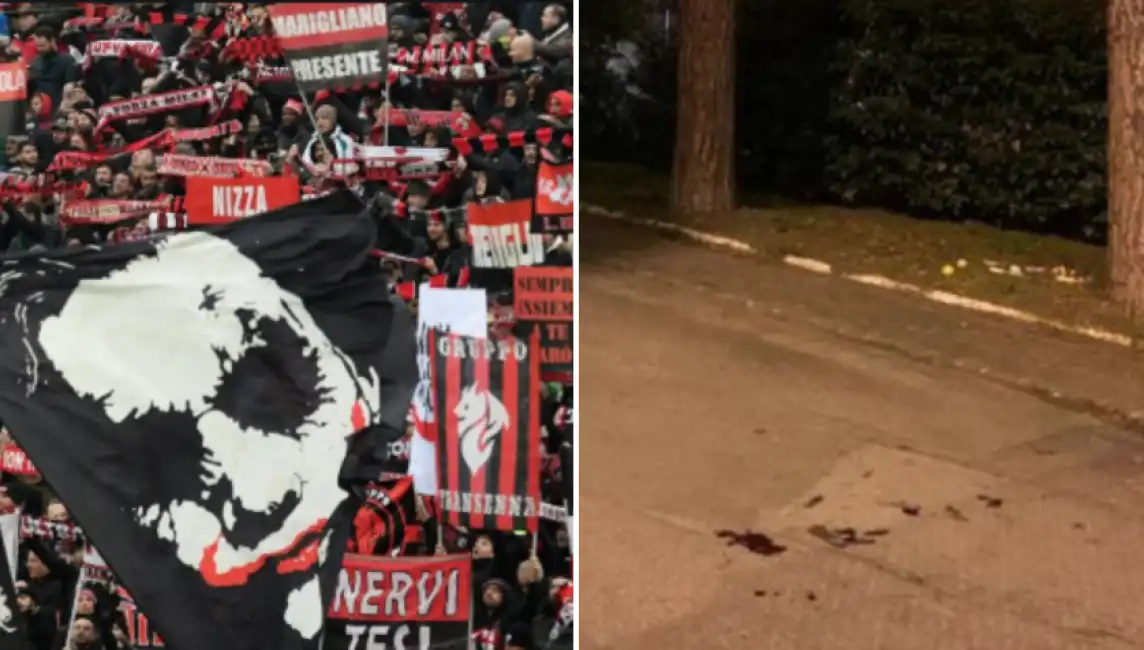 tifosi milan accoltellamento