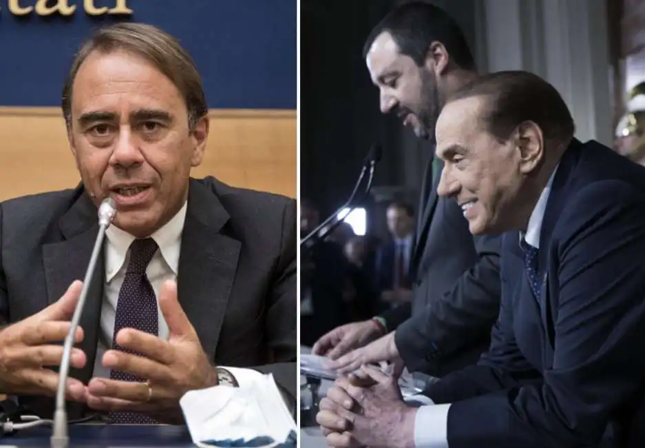 andrea cangini matteo salvini silvio berlusconi