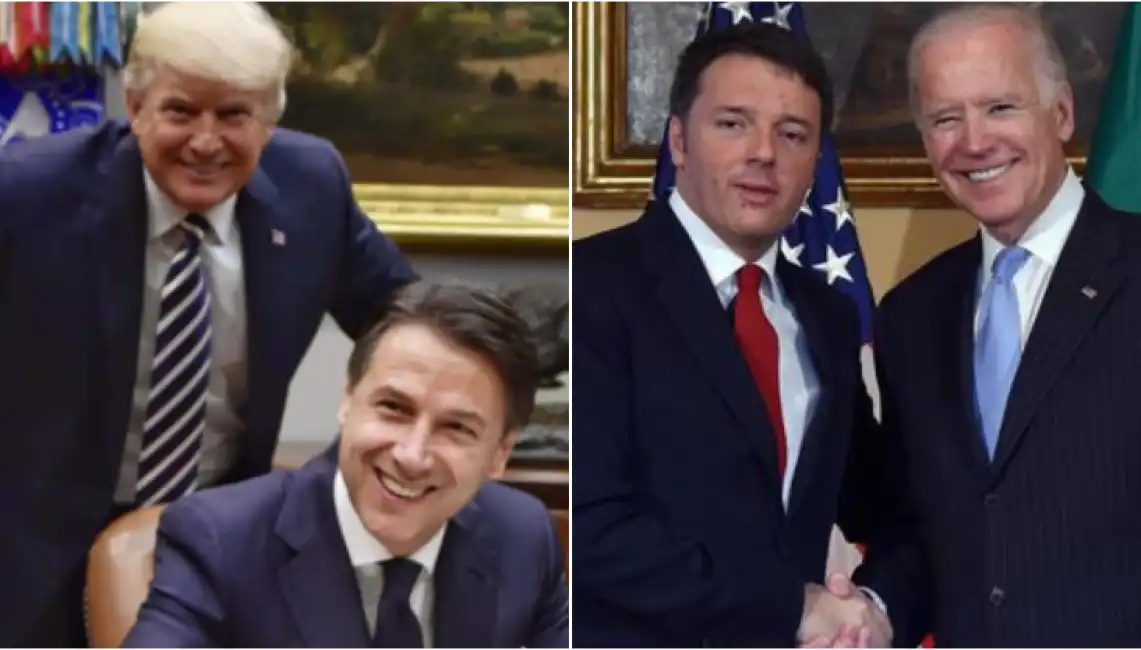 conte trump renzi biden