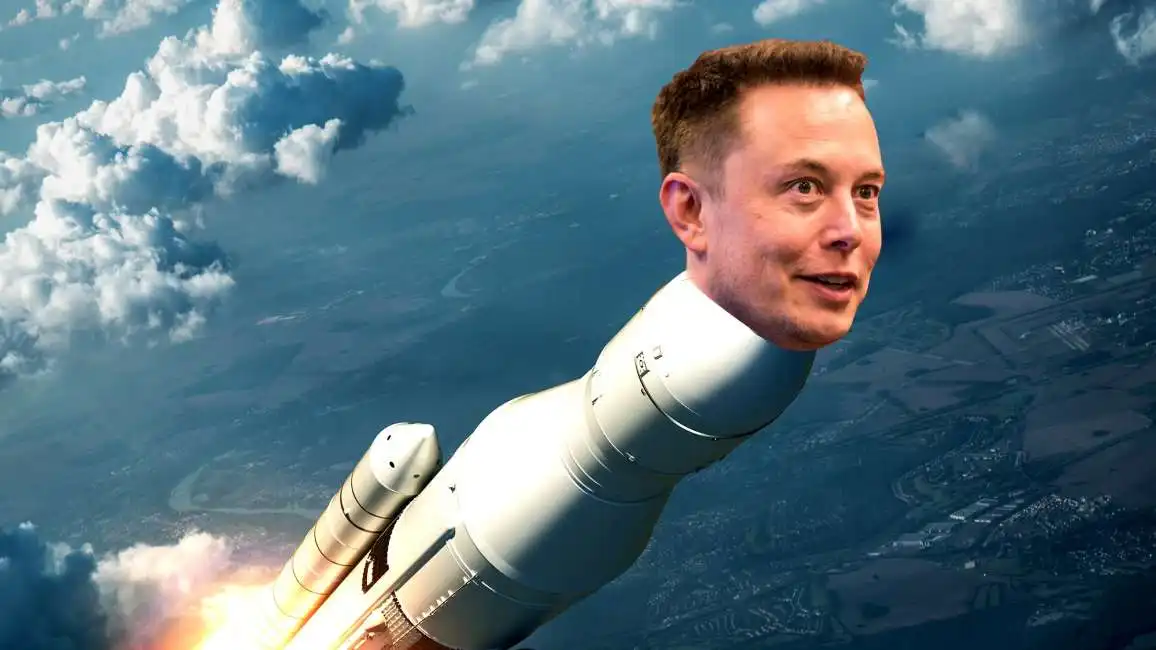 elon musk nello spazio 