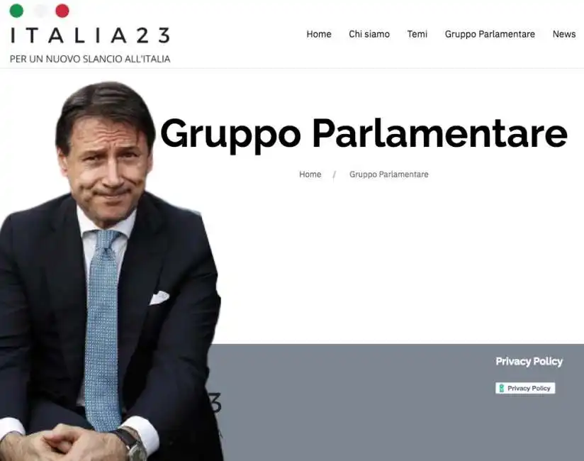 italia23 il partito di giuseppe conte