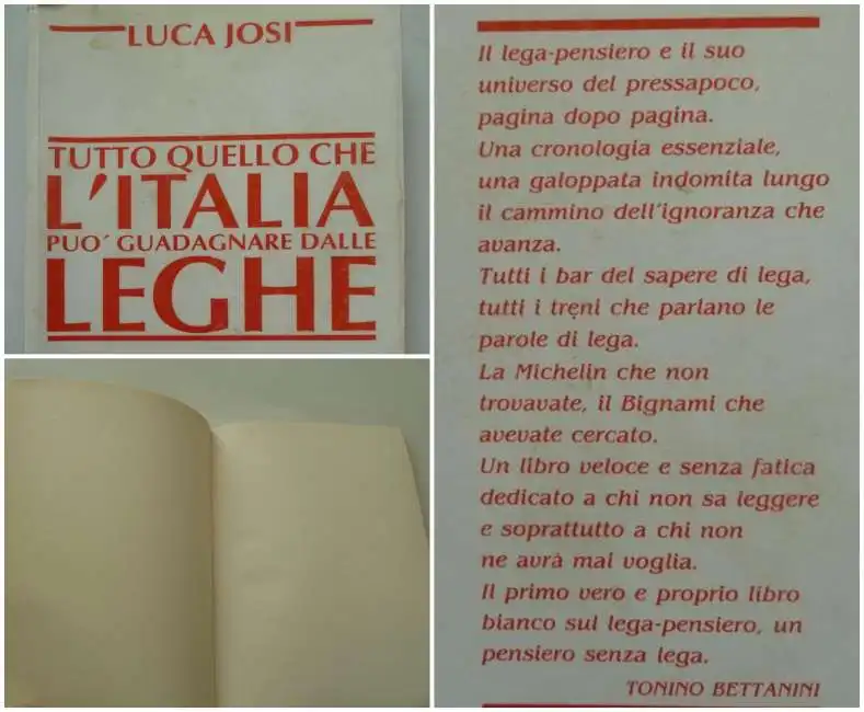 luca josi libro sulle leghe