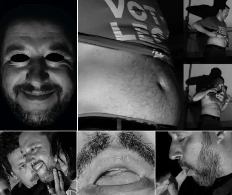 matteo salvini - foto dal libro il corpo del capitano 