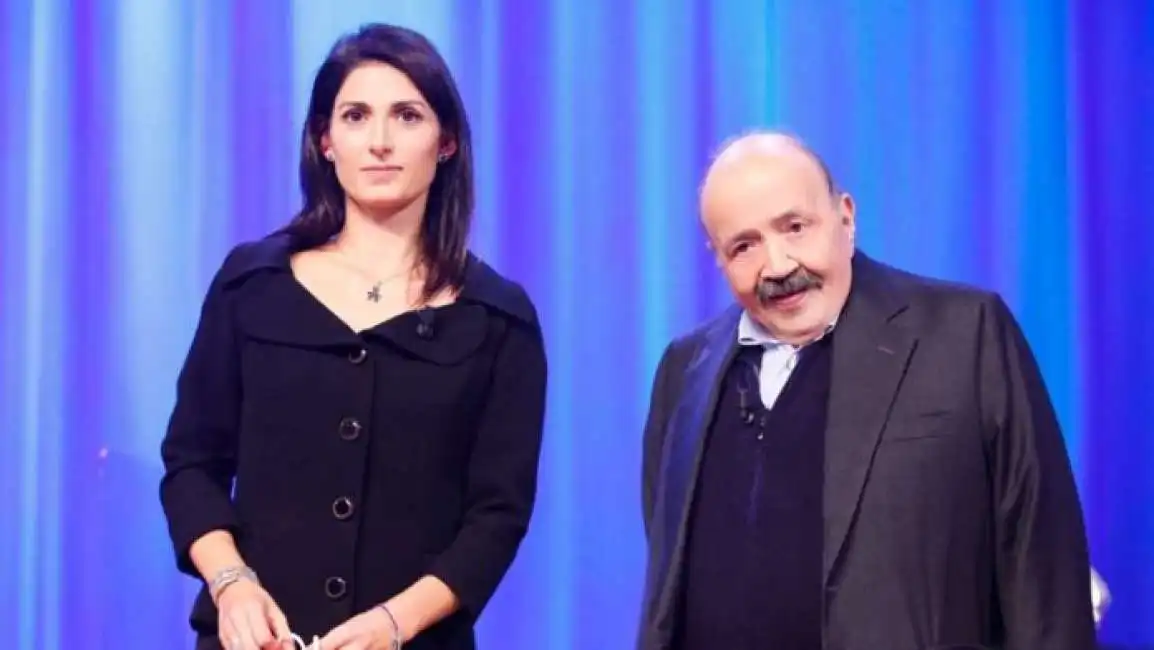 maurizio costanzo virginia raggi