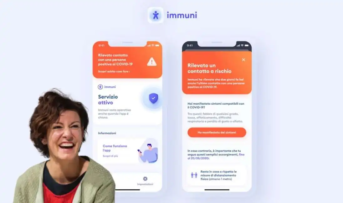 paola pisano app immuni