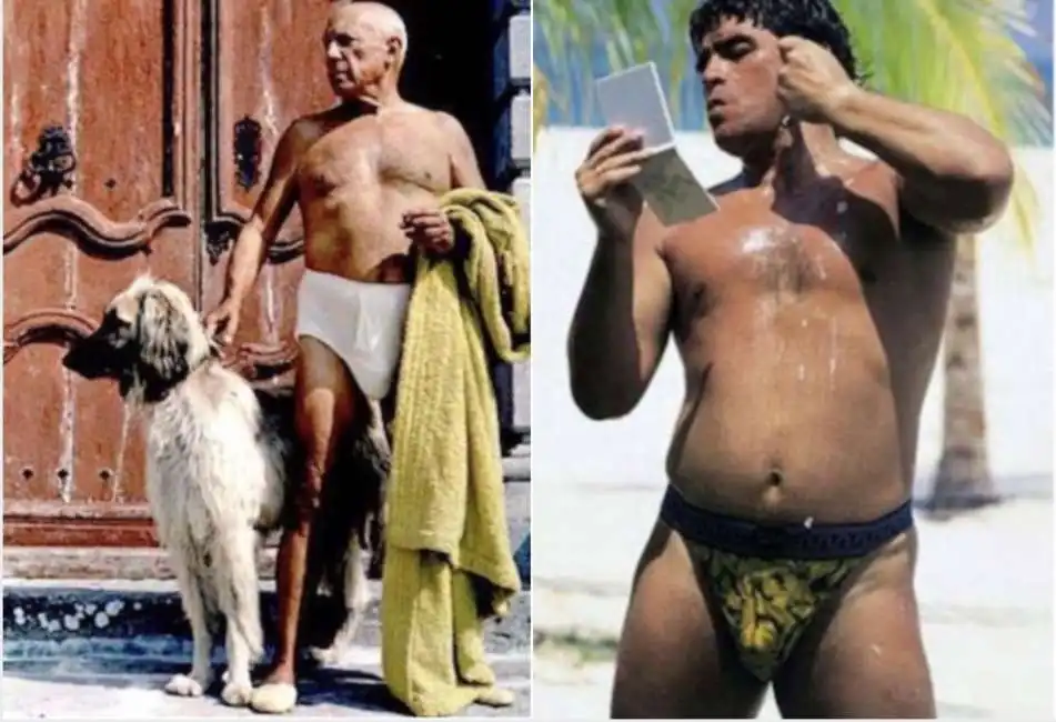 picasso maradona