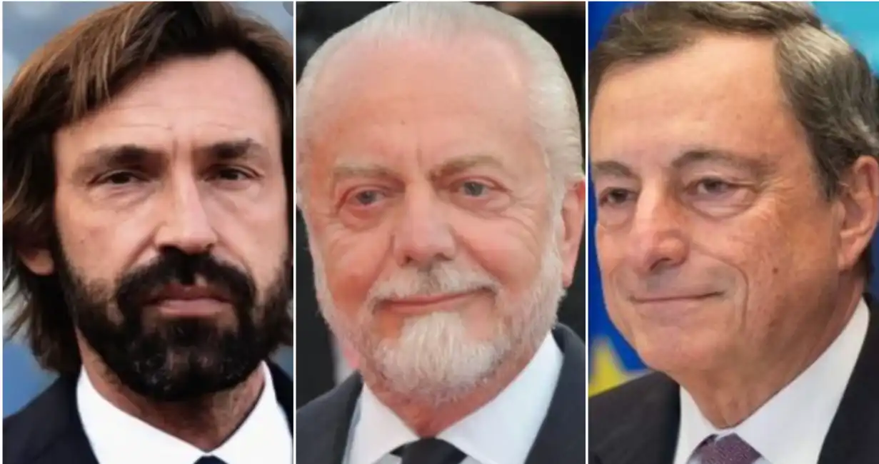 pirlo de laurentiis draghi