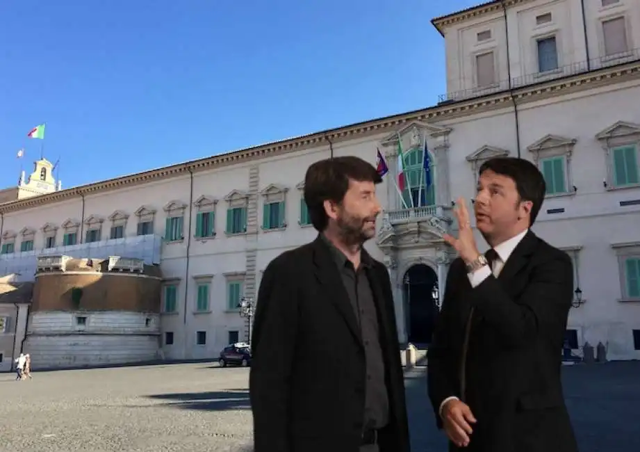 quirinale matteo renzi dario franceschini