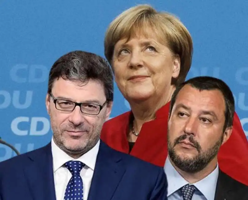 salvini merkel giorgetti