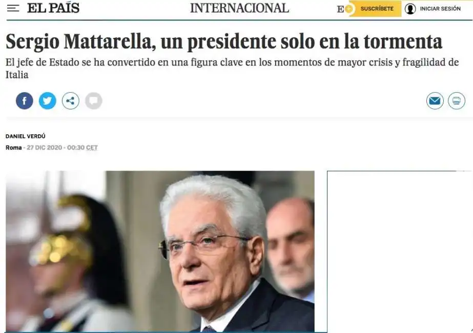 sergio mattarella el pais