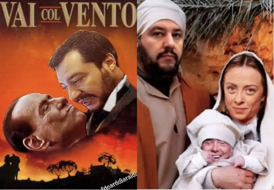 berlusconi salvini meloni