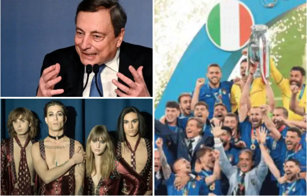 draghi maneskin nazionale italiana