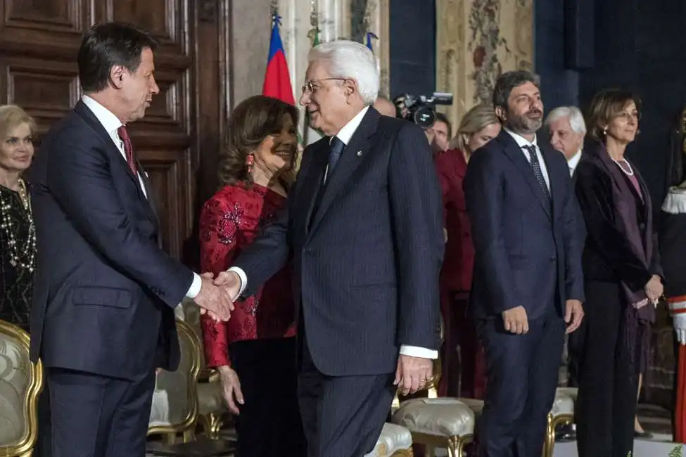 giuseppe conte e sergio mattarella