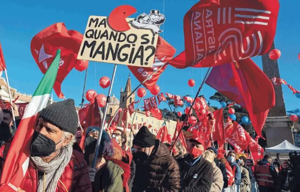 lo sciopero generale di cgil e uil