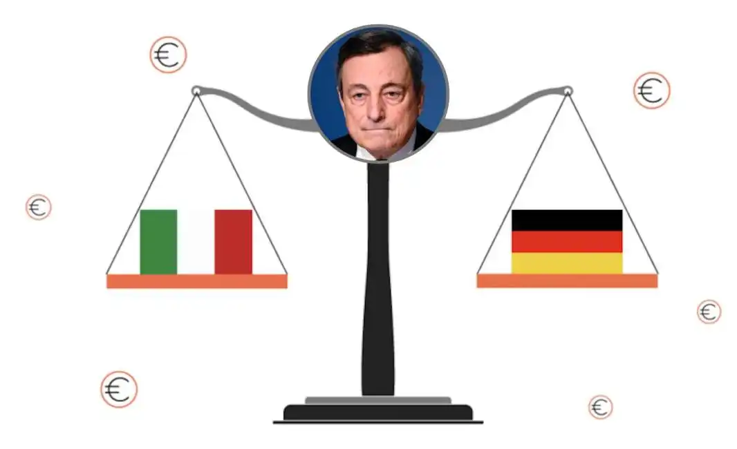 mario draghi spread 