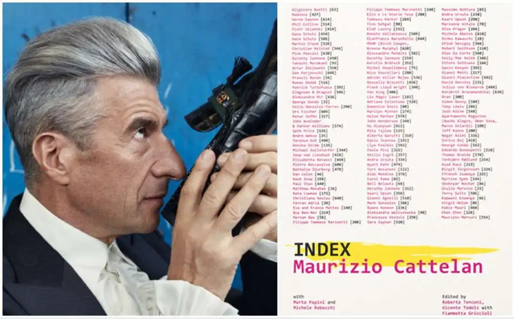 maurizio cattelan index