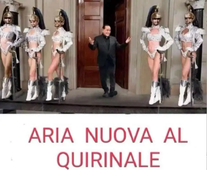 meme di silvio berlusconi al quirinale