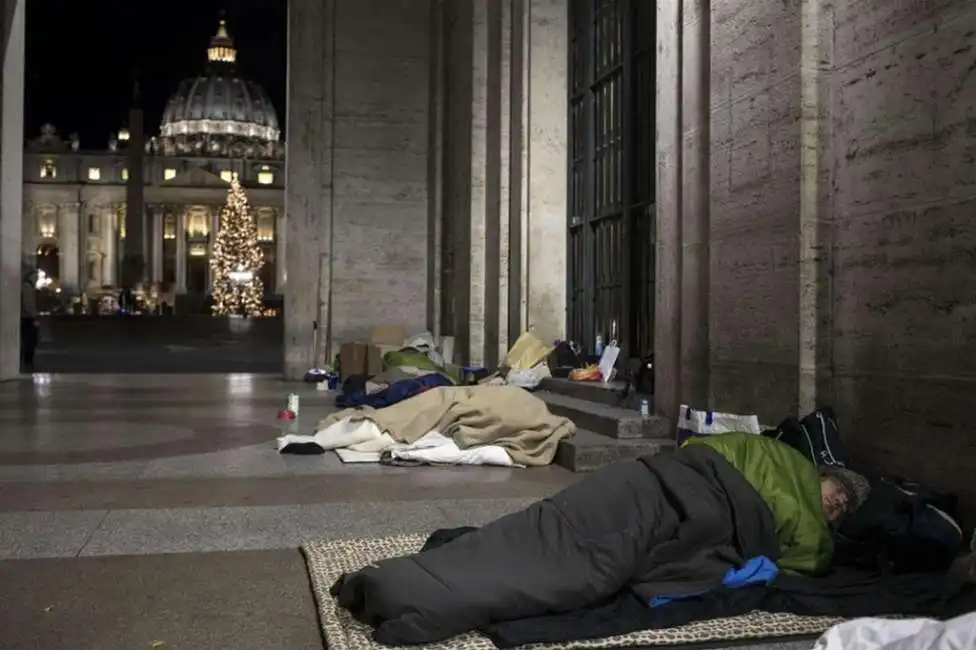 senzatetto vaticano