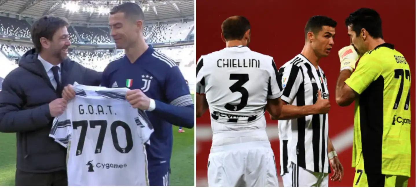 agnelli ronaldo buffon chiellini