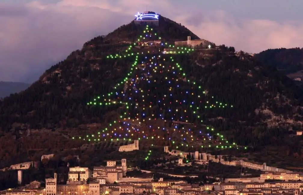 albero di natale di gubbio