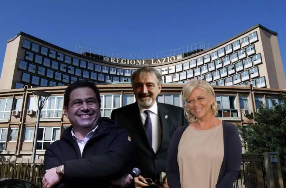 alessio damato d'amato francesco rocca donatella bianchi regione lazio regionali 