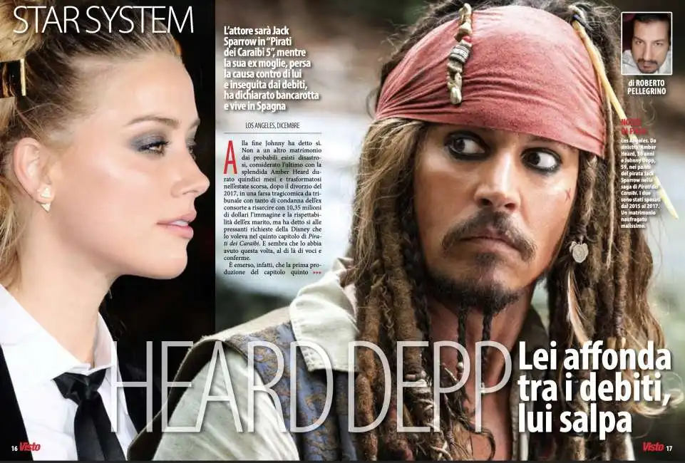 amber heard johnny depp da visto 