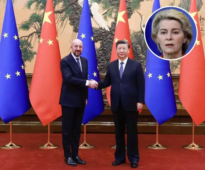 charles michel xi jinping ursula von der leyen 