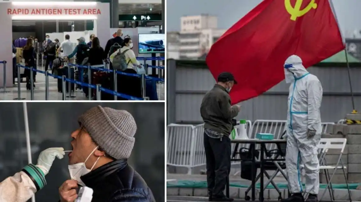 cina covid tamponi malpensa