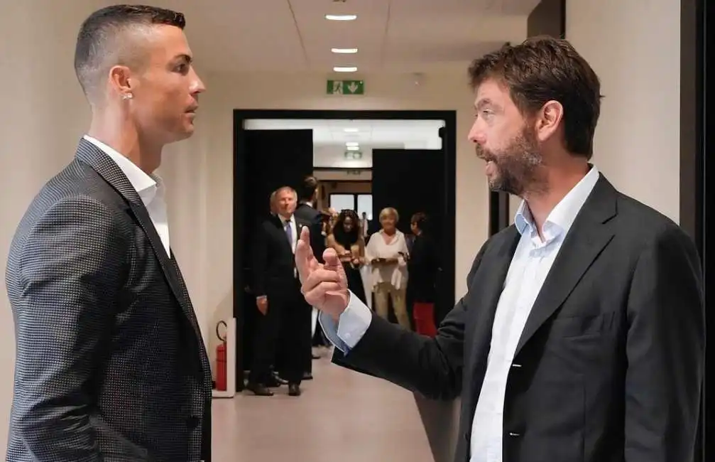 cristiano ronaldo andrea agnelli 