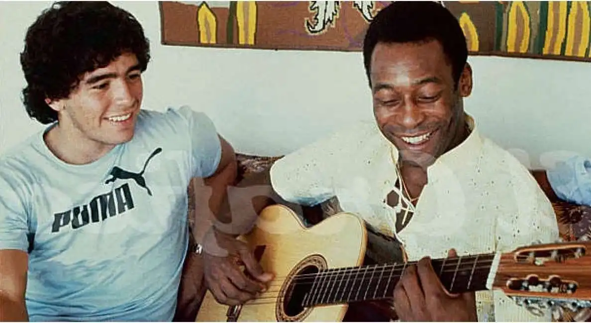 diego armando maradona e pele 