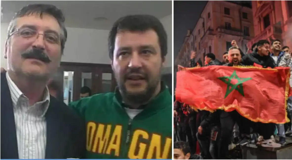 fiori salvini tifosi del marocco