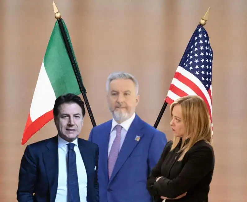 giuseppe conte lorenzo guerini giorgia meloni 