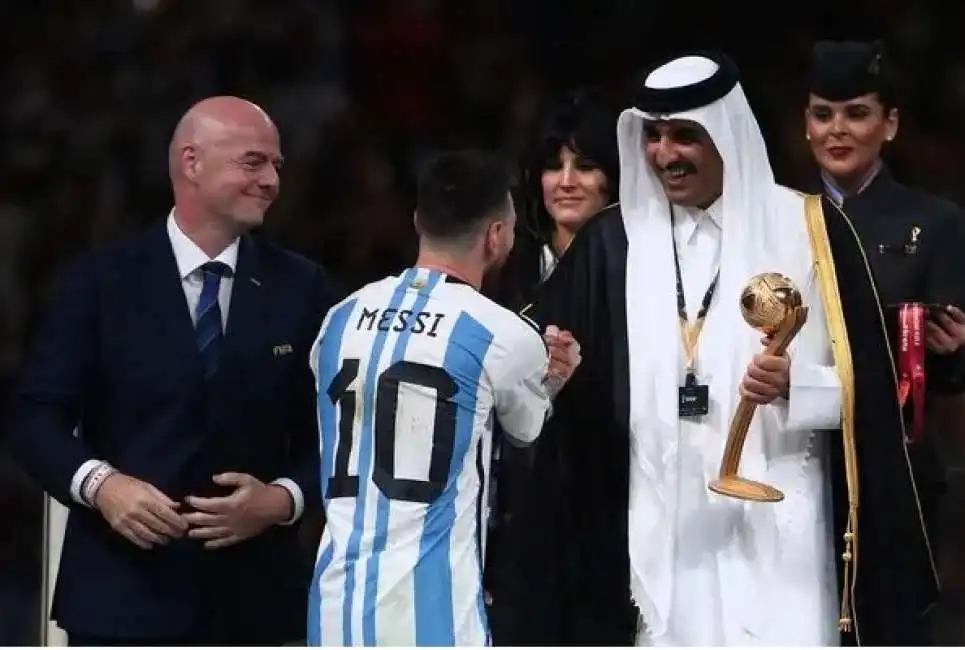 infantino messi al thani 