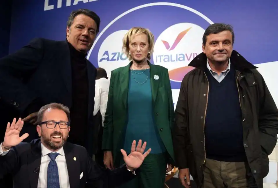 matteo renzi giorgia meloni carlo calenda alfonso bonafede 