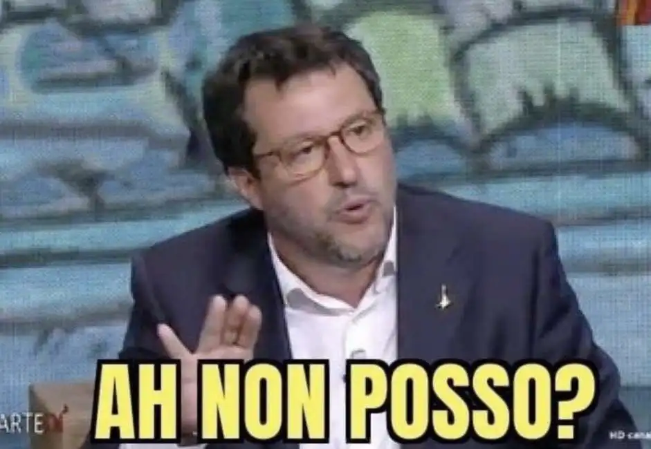 matteo salvini meme non posso