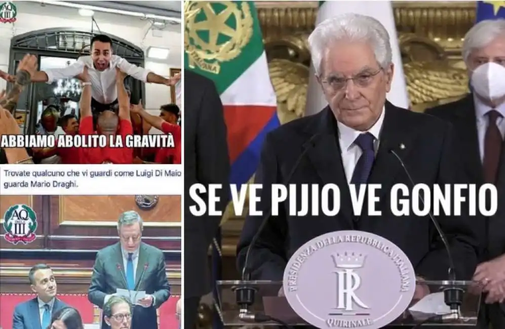 memissima meme luigi di maio sergio mattarella 