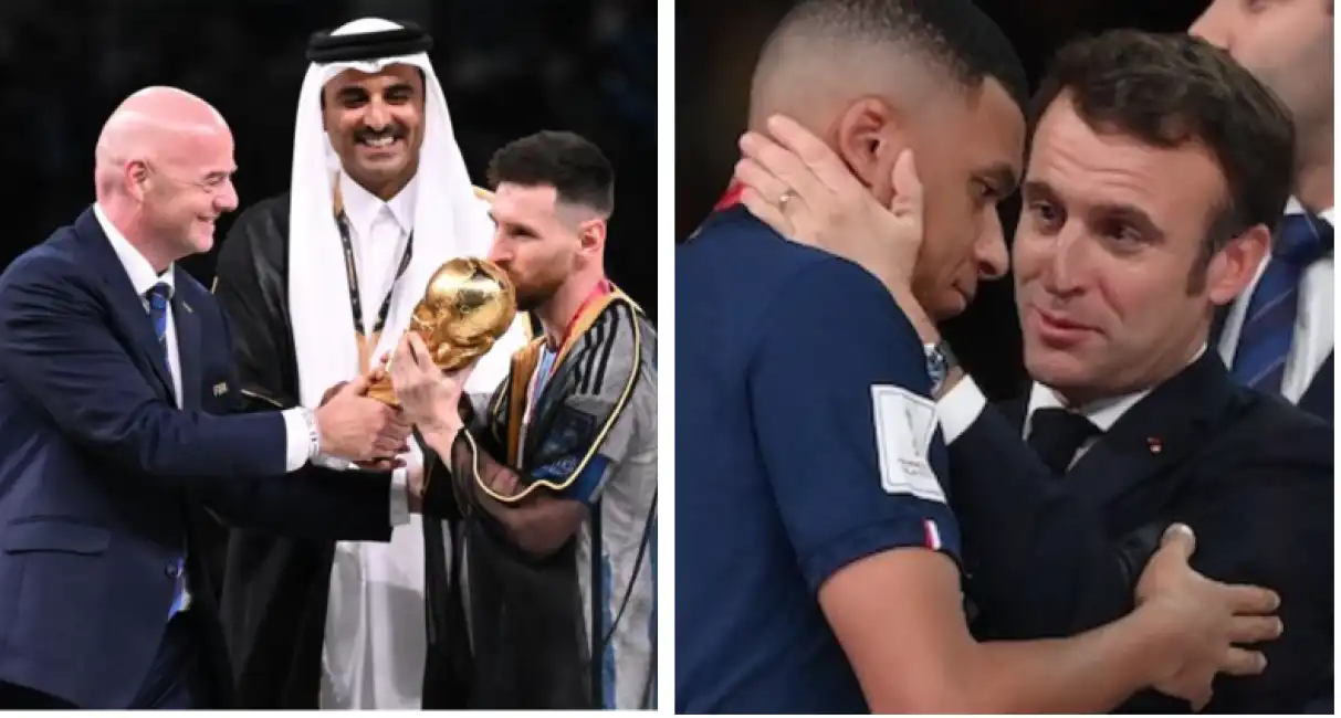 messi al thani macron